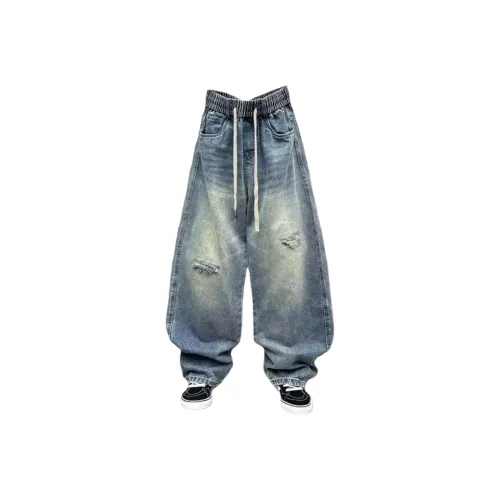 Chisportate Синий Унисекс Джинсы