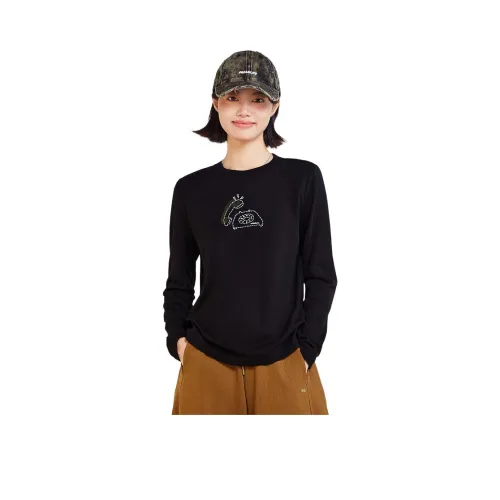 MUGUOGUOMU Осенне-зимняя футболка с оборванными рукавами женская