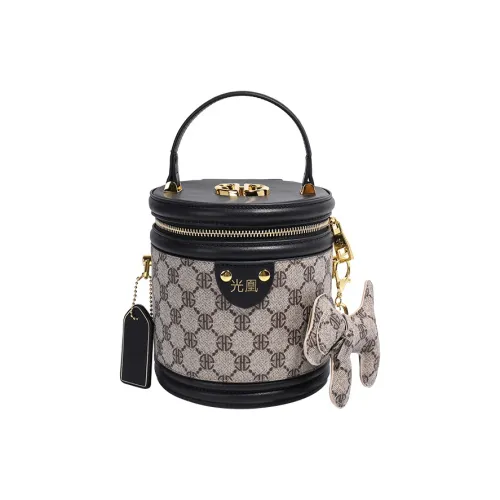 GHG PVC Сумка Стандартная Женская Кофейная Черная