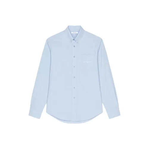 GIVENCHY Мужские Синие Рубашки