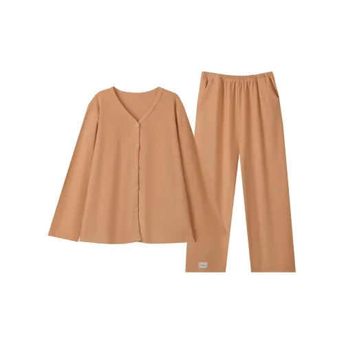 MADALLO Orange Women's Pajama Sets