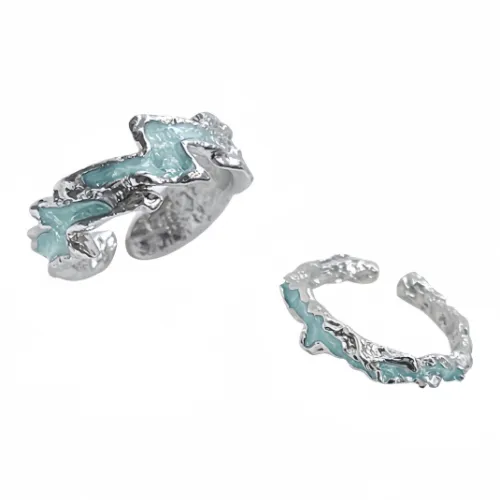 A CONG Studio Золотое Покрытие Медные Кольца Унисекс