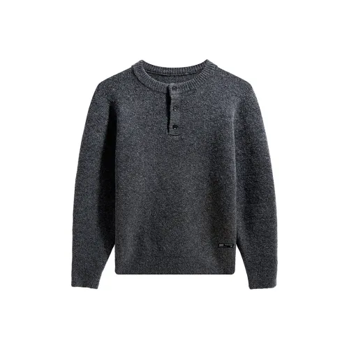 Fingercroxx Темно-серый Унисекс Свитера