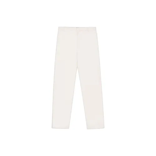 BALLY Айвори Белый Мужские Кожаные Штаны