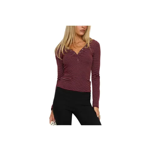 PRINCESS POLLY Джорджанна Пуговица Вверх Длинный рукав Трикотаж Женский