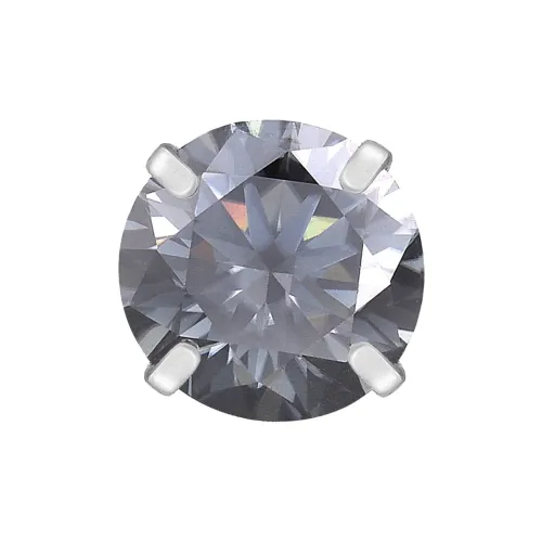 ICEGANG Муассанит F136 Титановый сплав Серьги-гвоздики Унисекс