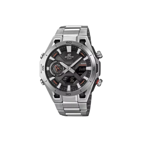 CASIO EDIFICE Солнечный кварцевый механизм нержавеющая сталь ремешок мужские часы серый циферблат