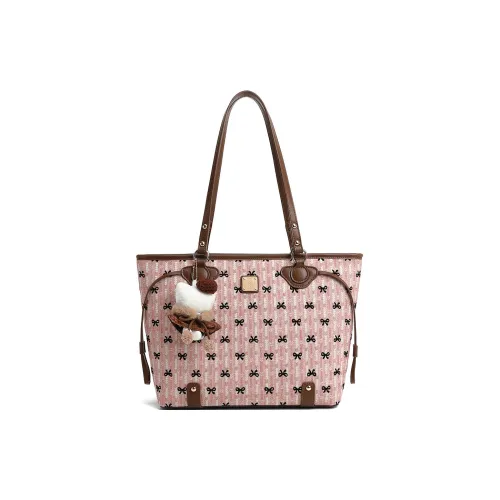 DIFFERENT FACES ПУ (полиуретан) Сумка через плечо Женская Смелая Пастельно-розовая