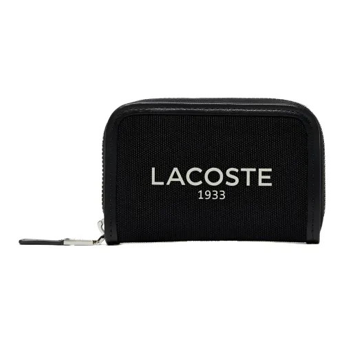 LACOSTE Холст с ПУ (полиуретан) Картхолдер Женские Черный