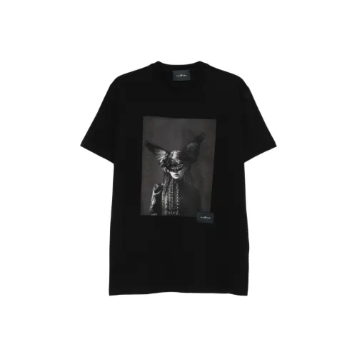 JOHN RICHMOND Мужские черные рубашки T