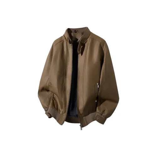 FAIRWHALE Куртка из ПУ (полиуретана) кожа Унисекс