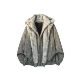 Tie-Dye Gray (PU Leather Fabric)  
Тай-дай Серый (PU Кожа Ткань)