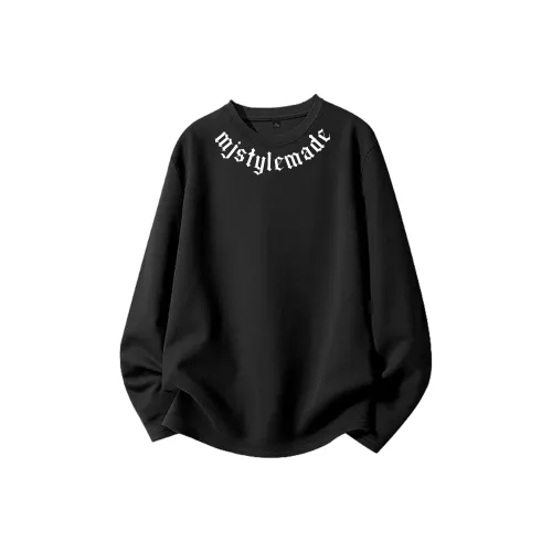 MJ STYLE Длинный рукав Т-рубашка Унисекс