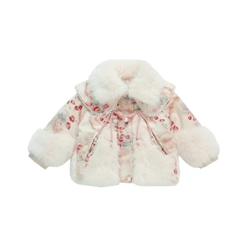 RHOBESAM Little Dumb Bird Китайский стиль Китайский стиль Мех Цвет изображения Дошкольное образование Утеплённые куртки