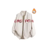 Хаки и Красный (Утепленный и Утолщенный с принтом)