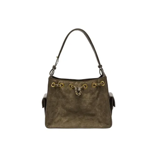 URBAN REVIVO Сумка через плечо из искусственной кожи женская кофейно-коричневая