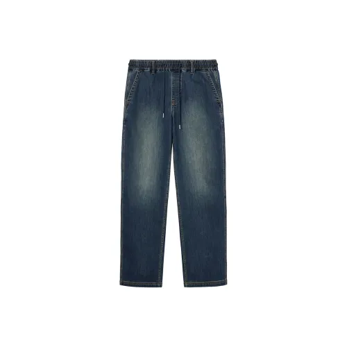 JACK JONES E42 Medium Denim Blue Men's Jeans JACK JONES E42 Средний деним синий мужской джинсы