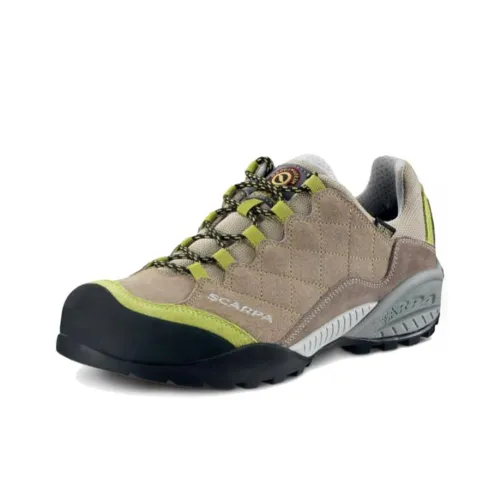 SCARPA Mysti GTX WMN Амортизация Износостойкий Низкий Топ Походная обувь Женская Черный Коричневый Желтый