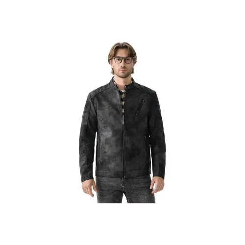 CHUAN QI BAO LUO Кожа Куртка Унисекс