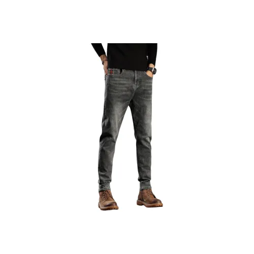 CHENYING Серый 1906 Унисекс Джинсы