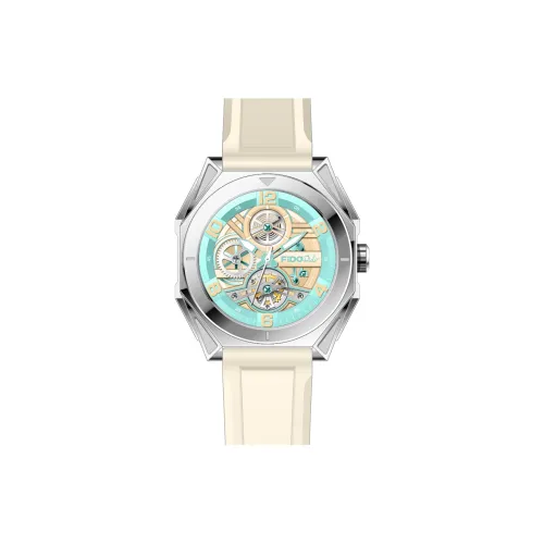 FIDO DIDO Кварцевый механизм силиконовый ремешок унисекс циферблат с черепом