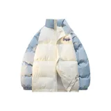 Бежевый абрикос и светло-голубой