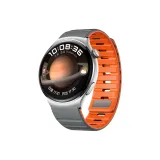 Серый оранжевый