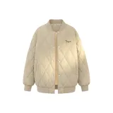 [Флисовая подкладка, осень и зима] Хаки (Логотип на груди Ma Life of Happiness)