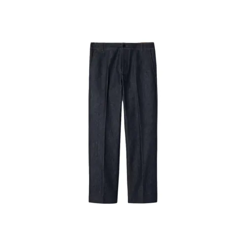 GUCCI Темно-синий Мужские Джинсы