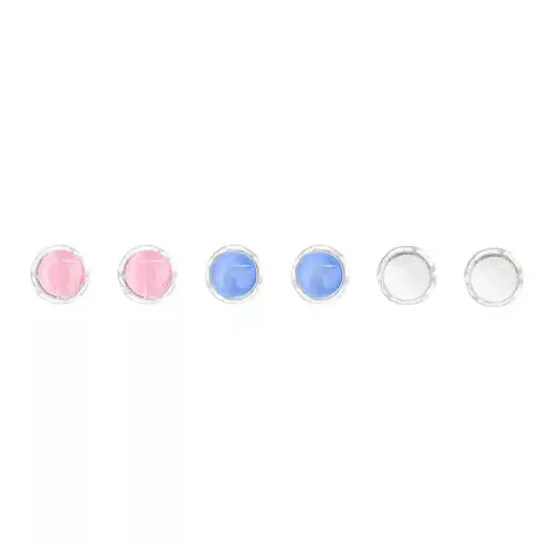 MIDNIGHT MOMENT Сплав Серьги-гвоздики Женские