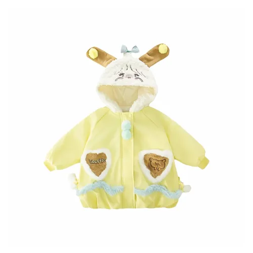 RHOBESAM Изящная детская одежда и кролик Lolita хлопковый пуховик цвет на изображении дошкольные утеплённые куртки