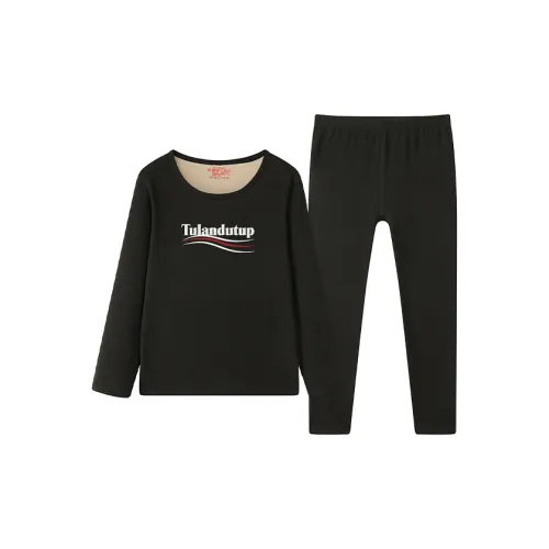 TULANDUO Черный Женский Термокостюм