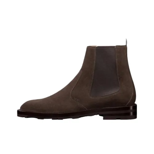 DIOR Regency Короткий Челси Мужской Коричневый