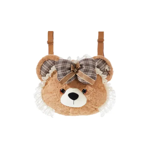 The Green Party Полиэстер Цинковый сплав Рюкзак Женские Коричневый