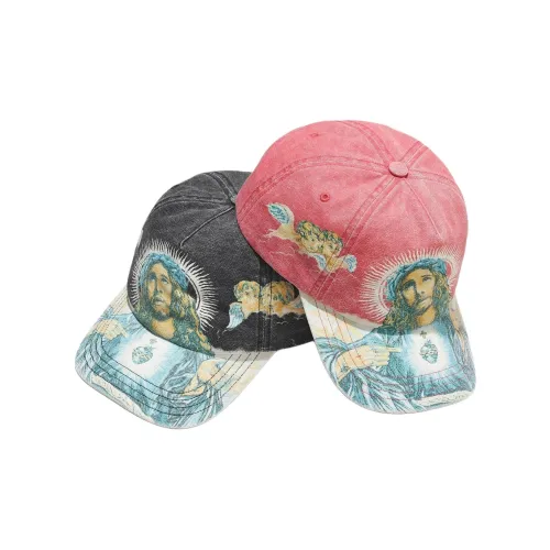 Supreme Кепки Унисекс Темно-серый Розовый