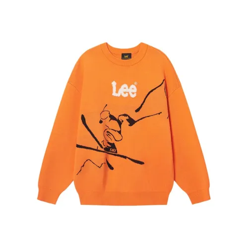 Ли совместный модель Апельсин Школьный возраст Свитера