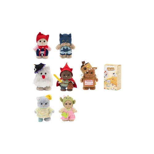 TeddyTales Naughty Squad Плюшевая кукла Слепые коробки Одиночная Слепая коробка Полная коробка 6 шт