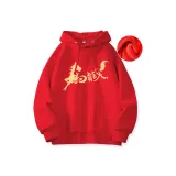 Красный, флисовая подкладка