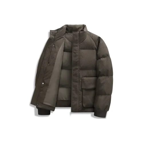 YULANGGONGWU Коричневый Мужской Пух