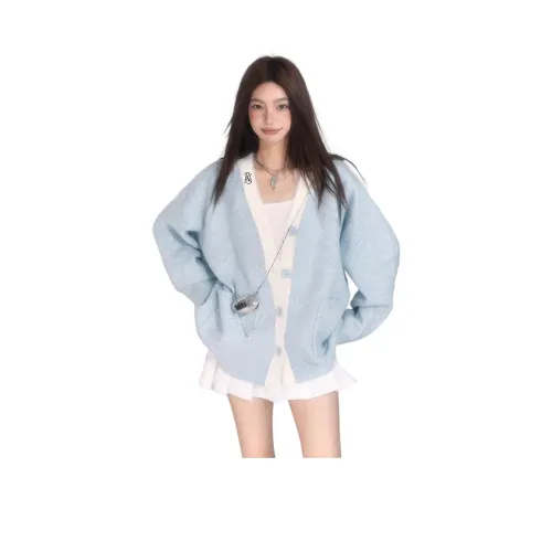 PNVB Трикотажная ткань Кардиган Женские