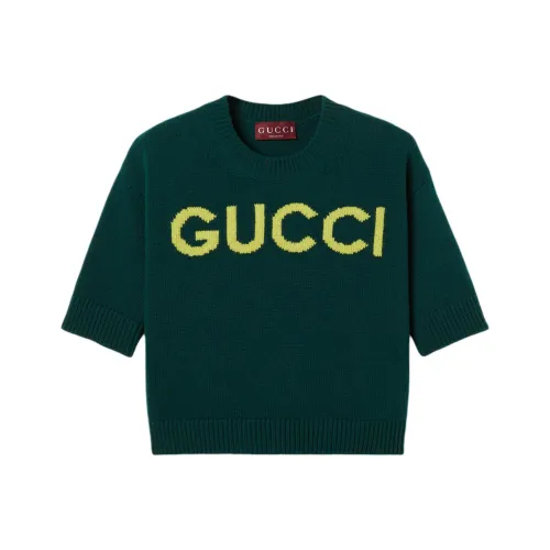 GUCCI Темно-зеленые женские свитеры