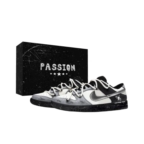 Nike Dunk Lightning Box Износостойкий и Легкий Низкие Скейтборд Кроссовки Unisex Черный