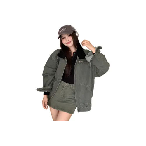 ZEKIKO STUDIO Серый Женский Куртки