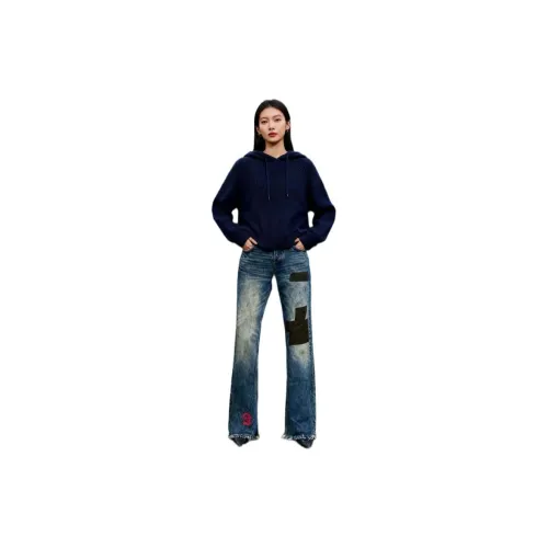 OKPI Blue Unisex Jeans OKPI Синий Унисекс Джинсы