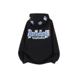 Тяжелый полиэстер-хлопок, черный (с флисовой подкладкой)