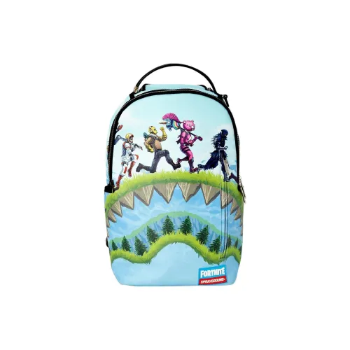 SPRAYGROUND Кожа Рюкзак Унисекс Синий