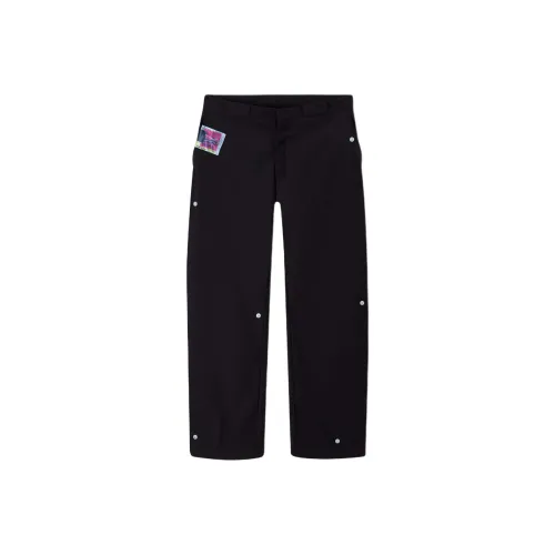 SSSTUFFF Black Unisex Casual Pants SSSTUFFF Черные Унисекс Повседневные Штаны