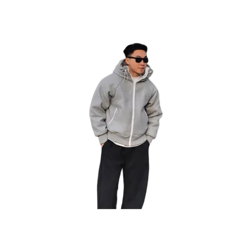 SOUL WORKER Хлопковый пуховик пальто унисекс