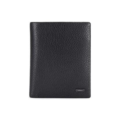 DOUBAOLU Кошелек из коровьей кожи стандартный мужской черный
