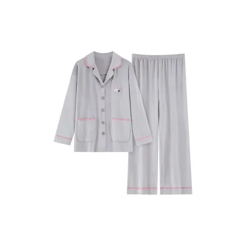 XIAFENYAN Серый Женский Пижамный Комплект